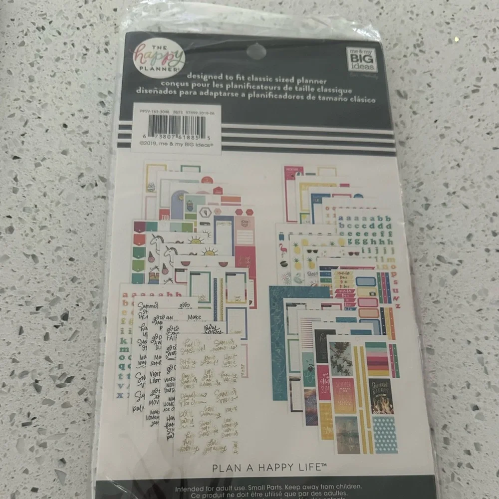 Happy Planner Sticker Bundle Packs 2106 Pieces New